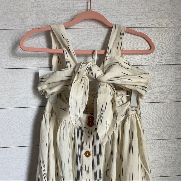 Free People Caldasi Tie Front Midi Dress - Picture 3 of 3